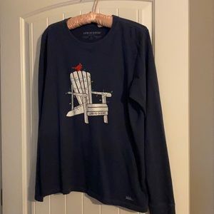 Life is Good.  Women’s Large. Blue.